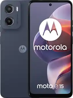 Coolblue Motorola Moto E15 64 Go Bleu Foncé 4G aanbieding