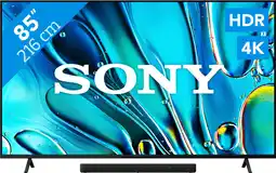 Coolblue Sony Bravia 3 85 4K LED (2025) + Sony HT-S2000 Noir aanbieding