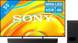 Coolblue Sony Bravia 3 55 XR Mini-LED (2025) + Sony Bravia Theatre Bar 6 Noir aanbieding