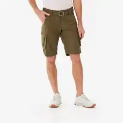 Decathlon Korte cargobroek voor backpacken heren TRAVEL 500 aanbieding