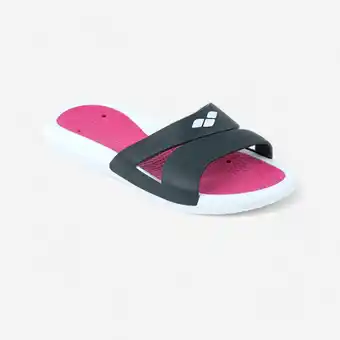 Decathlon Badslippers Nina wit roze aanbieding