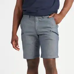 Decathlon Zeilbermuda voor heren SAILING 100 blauw grijs aanbieding