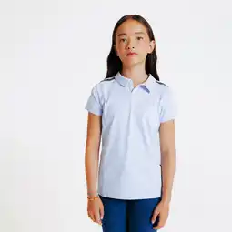 Decathlon Poloshirt met korte mouwen Club zachtpaars aanbieding