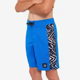 Decathlon Boardshort voor surfen jongens 900 Band blauw aanbieding
