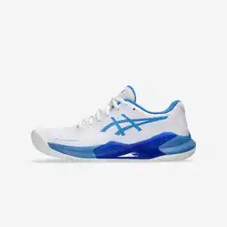 Decathlon Multicourt tennisschoenen voor dames GEL Challenger 14 wit blauw aanbieding