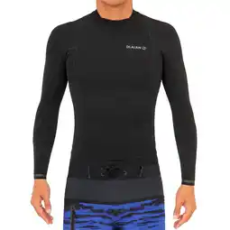 Decathlon Neopreen top voor surfen heren 900 1,5 mm zwart aanbieding