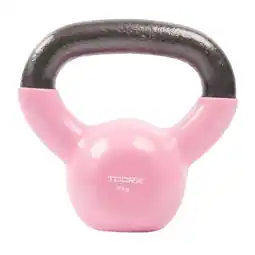 Decathlon Kettlebell - Vinyl - 2 kg - Lichtroze aanbieding