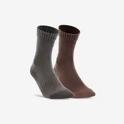 Decathlon Sokken voor de jacht ACT 100 set van 2 paar aanbieding