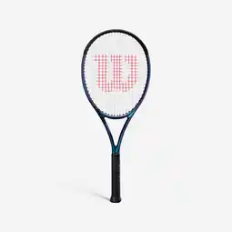 Decathlon Tennisracket voor volwassenen Ultra 100 V4 onbespannen blauw 300 g aanbieding