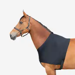Decathlon Schoftbeschermer voor paarden en pony's zwart aanbieding