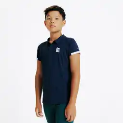 Decathlon Poloshirt met korte mouwen Club marineblauw aanbieding