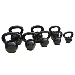 Decathlon Gietijzeren Kettlebell - Met Rubber Basis - 8 kg aanbieding