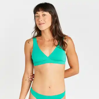 Decathlon Bikinitop voor dames surfen alle maten 6.50 groen aanbieding