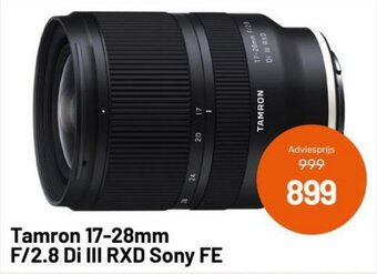 Tamron 17-28mm F/2.8 Di III RXD Sony FE