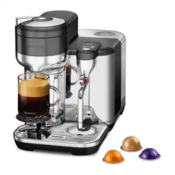 Krëfel Koffiemachine Nespresso Vertuo Creatista Black Stainless Steel aanbieding