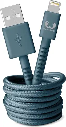 Krëfel Lightning naar USB A-kabel - 2 m. - Dive Blue aanbieding
