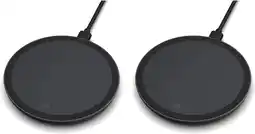 Krëfel Set van 2 10 W draadloze oplaadpads met kabel aanbieding