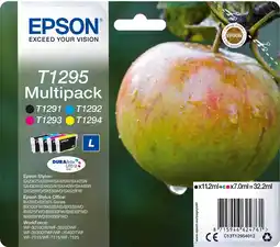 Krëfel Multipack DURABrite Ultra Ink T1295 Zwart + 3 kleuren aanbieding