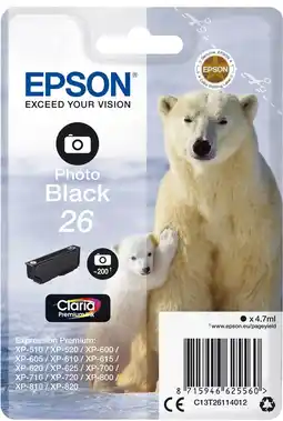 Krëfel Claria Premium inktpatroon 26 Fotozwart aanbieding
