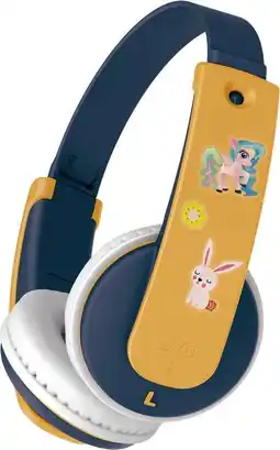 Krëfel HA-KD10W koptelefoon voor kinderen - Geel aanbieding