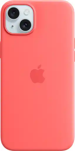 Krëfel Siliconenhoesje met MagSafe voor iPhone 15 Plus - Guave aanbieding