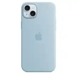 Krëfel Silicone hoesje MagSafe voor iPhone 15Plus -Lichtblauw aanbieding