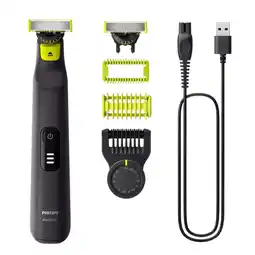 Krëfel Baardtrimmer OneBlade Pro 360 Face + Body QP6542/15 aanbieding