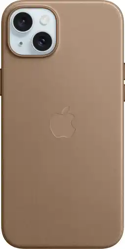 Krëfel FineWoven hoesje met MagSafe voor iPhone 15 Plus - Taupe aanbieding