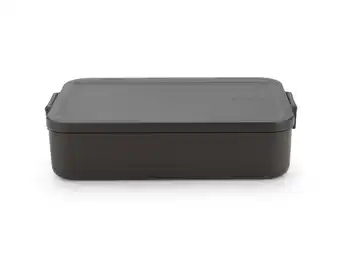 Krëfel Make & Take Bento lunchbox large - Dark Grey aanbieding
