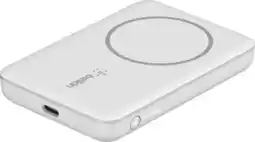 Krëfel Magnetische powerbank BOOST↑CHARGE 2.500 mAh - Wit aanbieding