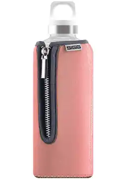 Krëfel Sigg Stella Glazen Drinkfles Shy pink 0,5l - 7,6xH22,5cm aanbieding