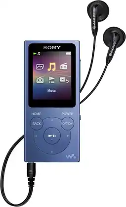 Krëfel Draagbare MP3-speler - Walkman - NW-E390 - 8 GB - Blauw aanbieding