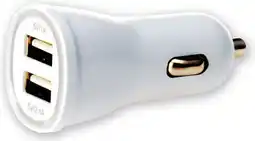 Krëfel Autolader 2 x USB 2.0 - Wit aanbieding