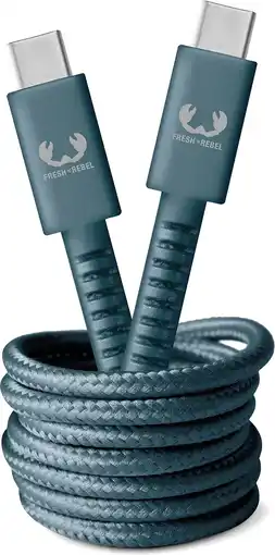 Krëfel USB C-kabel - 2 m. - Dive Blue aanbieding