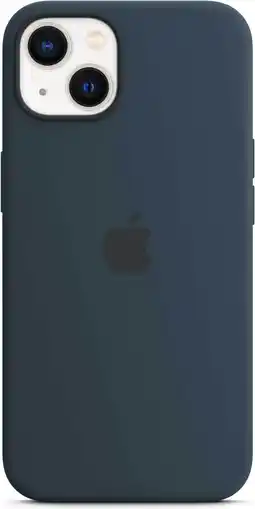 Krëfel Siliconen backcover met MagSafe voor iPhone 13 - Abyss blauw aanbieding
