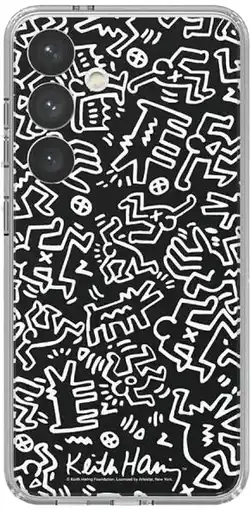 Krëfel FlipSuit Plaatje voor Galaxy S24 - Mono Keith Haring aanbieding