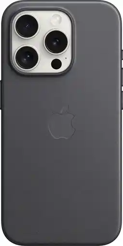 Krëfel FineWoven hoesje met MagSafe voor iPhone 15 Pro - Zwart aanbieding