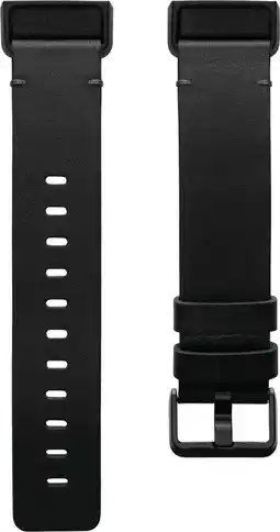 Krëfel Lederen polsband voor Charge 4 - Zwart (S) aanbieding