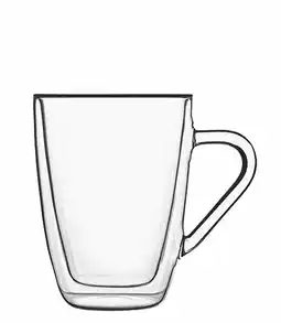 Krëfel Luigi Bormioli 2 Mugs in Dubbelwandig Thermisch Glas 32cl aanbieding