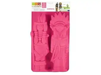 Krëfel Silicone bakvorm Indianen aanbieding