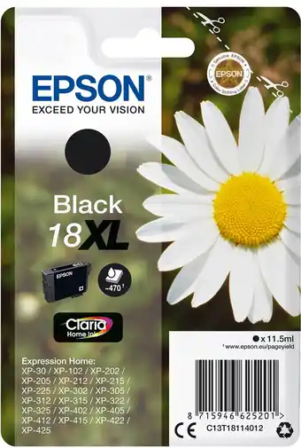 Krëfel Claria Home inktpatroon 18XL Zwart aanbieding