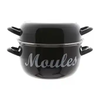 Krëfel Mosselpot met opschrift - Ø24 cm - 4 kg aanbieding