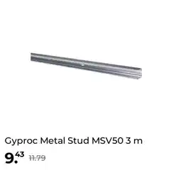 GAMMA Gyproc Metal Stud MSV50 3 m aanbieding