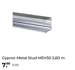 GAMMA Gyproc Metal Stud MSV50 2,60 m aanbieding
