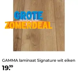 GAMMA GAMMA laminaat Signature wit eiken aanbieding