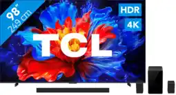 Coolblue TCL 98 QLED P81K 4K (2025) +TCL Q85H PRO aanbieding