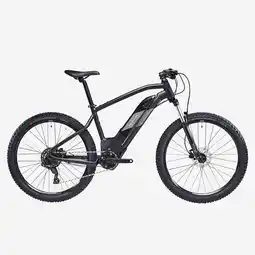 Decathlon Elektrische mountainbike E-ST 500 hardtail zwart 27.5 aanbieding