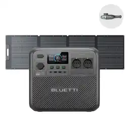 Decathlon BLUETTI Elite 200 V2 2600W/2073.6Wh draagbare generator met 200W zonnepaneel aanbieding