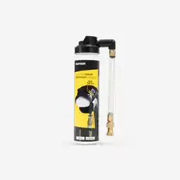Decathlon Bandenreparatiespray voor fiets Presta- en Schraderventiel aanbieding