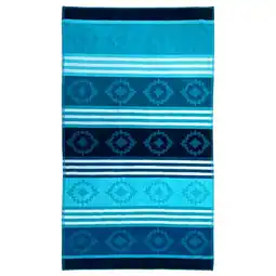 Decathlon Serviette de plage éponge velours Jacquard ciselée Razao 90x170 340g/m² aanbieding